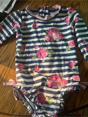 RuffleButts Toddler Girl Swimsuit